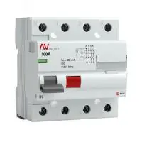 Устройство защитного отключения DV 4P 100А/300мА (AC) EKF AVERES в Москве Устройство защитного отключения DV 4P 100А/300мА (AC) EKF AVERES - foto