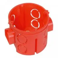 Коробка установочная углубленная 80-0510 безгалогенная (HF) 68х62 (160шт/кор) - foto