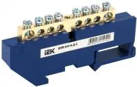 Шина N ноль на DIN-изол ШНИ-6х9-8-Д-С ИЭК - foto