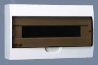Корпус пласт. навесной 18 модулей. IP41. ЩРН-П-18 D в Москве Корпус пласт. навесной 18 модулей. IP41. ЩРН-П-18 D - foto
