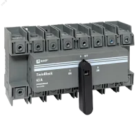Рубильник 63A 4P реверсивный c рукояткой для прямой установки TwinBlock EKF в Москве Рубильник 63A 4P реверсивный c рукояткой для прямой установки TwinBlock EKF - foto
