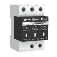 Ограничитель импульсных напряжений серии ОПВ-B/3P In 30кА 400В EKF - foto