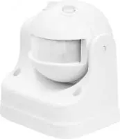 Датчик движения и освещенности 1100W 12m 180° белый, SEN11/LX-39