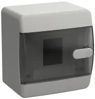UNION Compact Корпус пластиковый ЩРН-П-4 IP41 черная прозрачная дверь IEK в Москве UNION Compact Корпус пластиковый ЩРН-П-4 IP41 черная прозрачная дверь IEK - foto