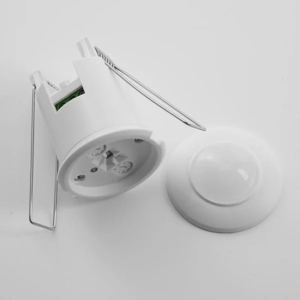 Датчик движения и освещенности SEN50 230V 500W 6m 360° (встраиваемый mini) белый | 22066 | FERON